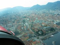 Como turning base 1400 ft ( 700 ft over church)