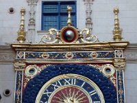 IMG 7960 rue de gros horloge , rouen  in de stad Rouen, een hele mooie klok