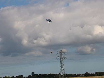 heli met werkbak